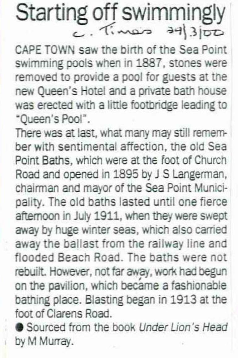 Sea Point article